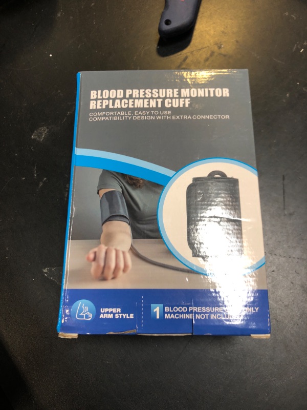 Photo 1 of 9-17 Inches Blood Pressure Replacement Cuff, Wide-Range BP Cuff Fits Medium to Large Upper Arms, 6 Sizes of Connectors Universally Compatible with Omron or Other Brand Monitors (Cuff Included Only)