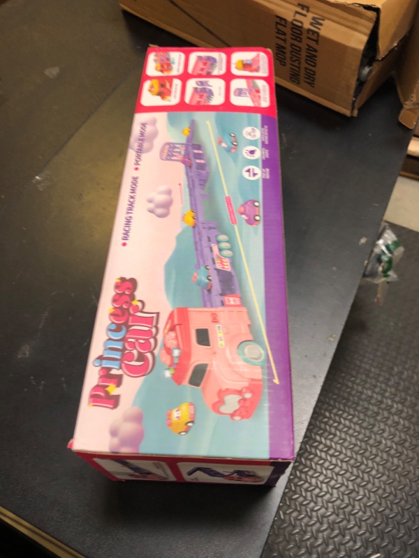 Photo 1 of Hot Bee Toddler Toys for 2 3 4 5 Years Old Girls, 7-in-1 Foldable Ejection Trucks for Toddlers 2-4 Years, Toys for 4 Year Old Girls with Light & Music, Birthday Gift for 2 3 4 5 Year Old Girl