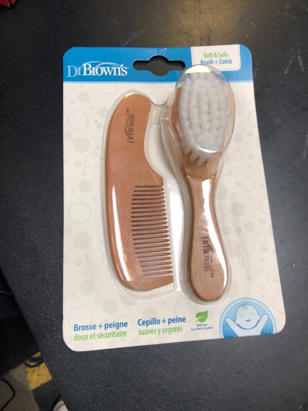 Photo 1 of Dr. Brown's Soft and Safe Baby Brush + Comb