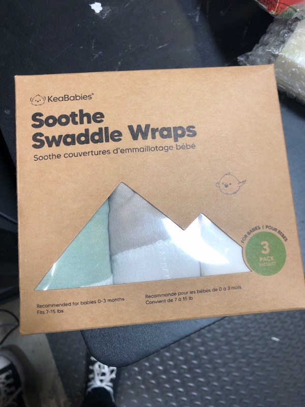 Photo 1 of 3-Pack Organic Baby Swaddle Sleep Sacks - Swaddles for Newborns, Infant 0-3 Months, Baby Girls, Boys, Soft & Snug Newborn Sleep Sack, Nursery Swaddling Blankets (Sage)