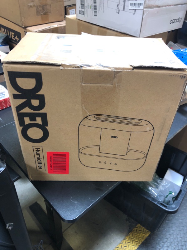 Photo 1 of Dreo Humidifiers for Bedroom, Top Fill 4L Supersized Cool Mist Humidifier, 32H Runtime, 28 dB Quiet Ultrasonic Air Humidifier for Large Room, Plants, Baby Nursery, Indoor, Night Light, Easy to Clean