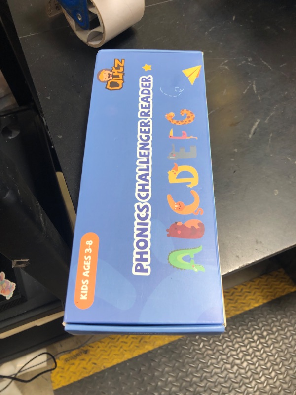 Photo 1 of QuTZ Talking Phonics Flash Cards - Mastering Numbers, Letter Sound, Improving Reading Skills by Blending and Segmenting Words, Home School Supplies, Preschool Learning Activities for Toddlers 3-8