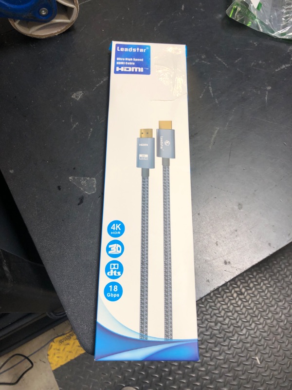 Photo 1 of LEADSTAR HDMI Cable 4K 15 ft / 4.5m, High Speed HDMI 2.0 Cord Braided | 4K@60Hz, Ultra HD, 2160p, ARC, HDR, 3D, HDCP 2.2 | for Xbox, PS5, TV, Laptop, Monitor