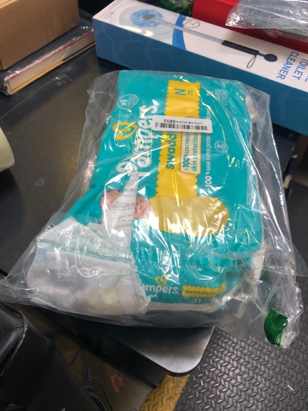 Photo 1 of Pampers Baby Diapers - Swaddlers - Size 0, 31 Count, Ultra Absorbent Disposable Newborn Diaper
