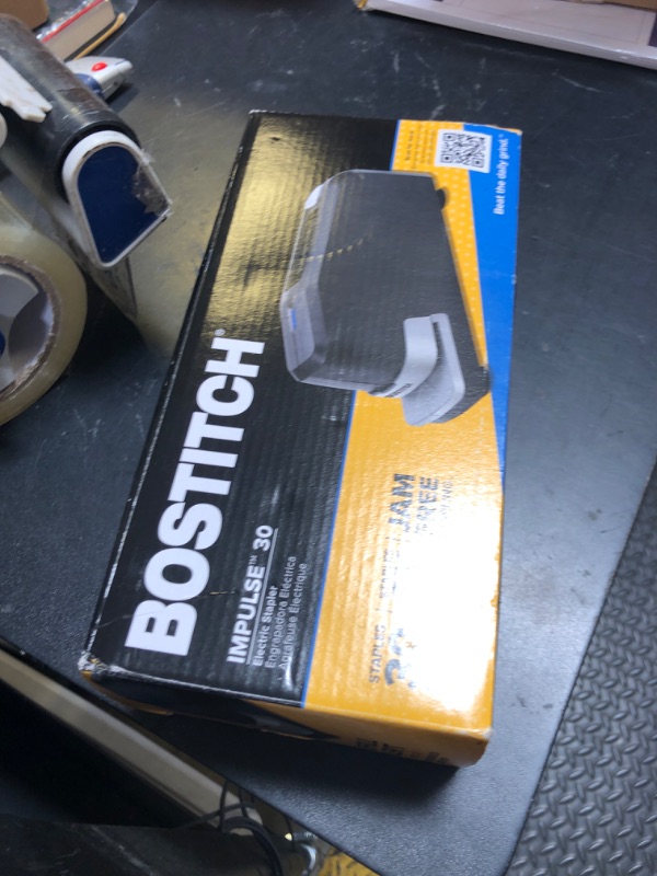 Photo 1 of Bostitch Impulse Drive, 30 Sheet Electric Stapler, No Jam Technology, Easy Reload, Black