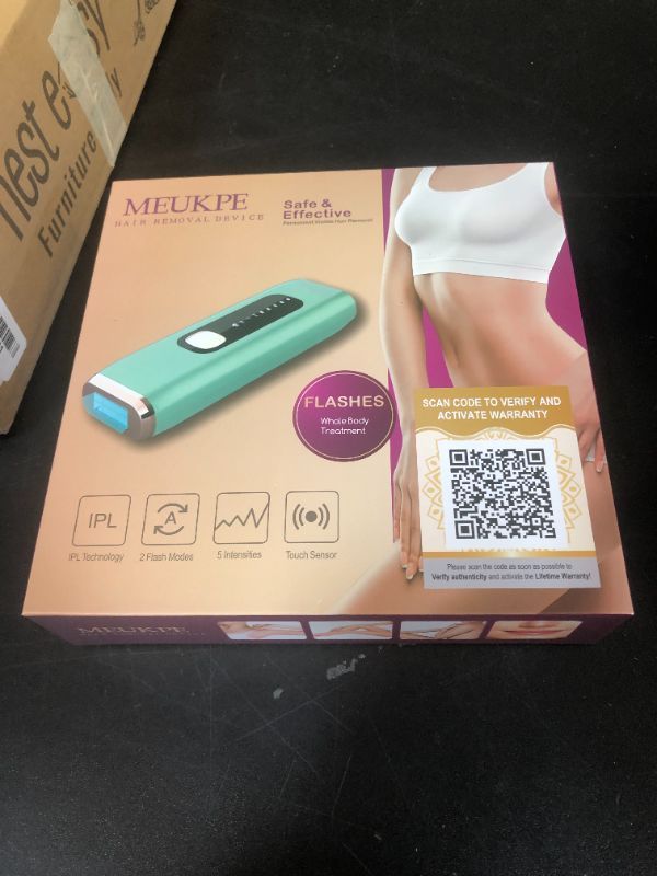 Photo 1 of IPL Laser Hair Removal Device for Women Men at Home, Upgraded to 999,900 Flashes Permanent for Facial Legs Arms Bikini Line Whole Body Treatment