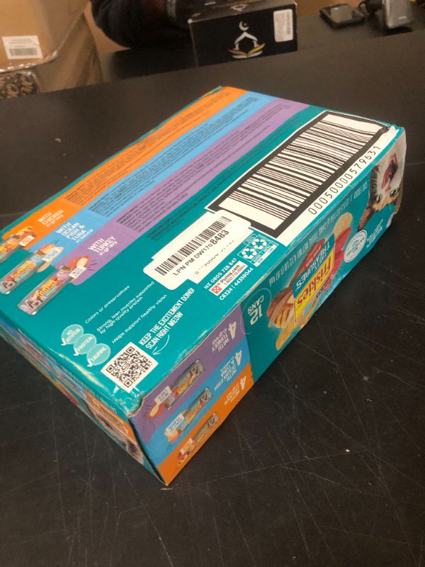 Photo 1 of Purina Friskies Wet Cat Food Variety Pack, Tasty Treasures Prime Filets (With Ocean Fish and Tuna, With Chicken and With Turkey) - (Pack of 12) 5.5 oz. Cans