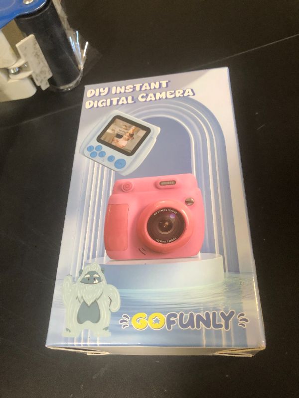 Photo 1 of Kids Camera Instant Print, Birthday Gifts for Girls Boys with 3 Rolls Print Paper & 32GB Card, 48MP Toddler Digital Camera 1080P HD Video Toys Camera for Kids 3-12, Purple