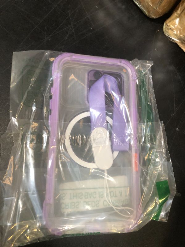 Photo 1 of Haireca for iPhone 16 Pro Case Waterproof with Magsafe, Built in Camera Control [Screen Protector] [Lanyard], IP68 Military Full Body Shockproof, for Water Sports Outdoor Work, 6.3" Frosted Purple