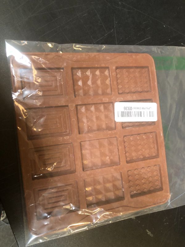 Photo 1 of Fimary 1 Pc Break Apart Candy Molds Silicone Shapes Mini Chocolate Bar Silicone Mold, Small Mold for Wax Melts(A)