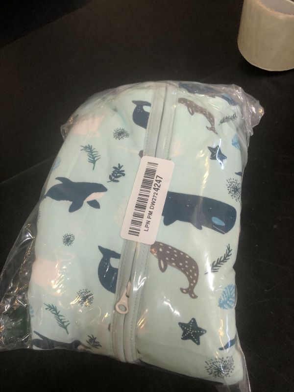 Photo 1 of Unnivoll Sleep Sack 6-12 Months TOG 2.5 Winter Baby Wearable Blanket, 100% Cotton Newborn Infant Sleeping Sack with 2-Way Zipper Warm Soft Baby Sleep Sack Shark