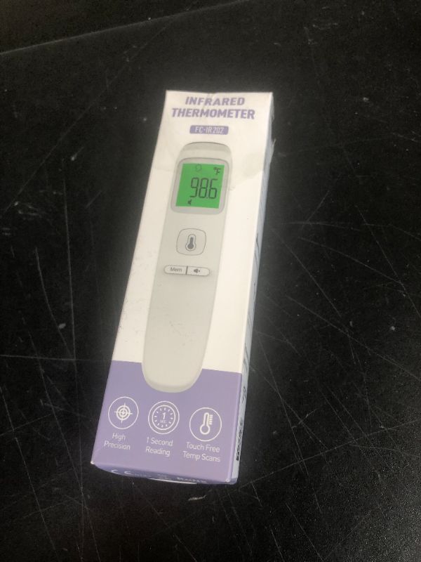 Photo 1 of No-Touch Thermometer for Adults and Kids, Accurate Digital Baby Thermometer, FSA HSA Eligible, Fever Alarm & Silent Mode, 2 in 1 Forehead & Object Mode