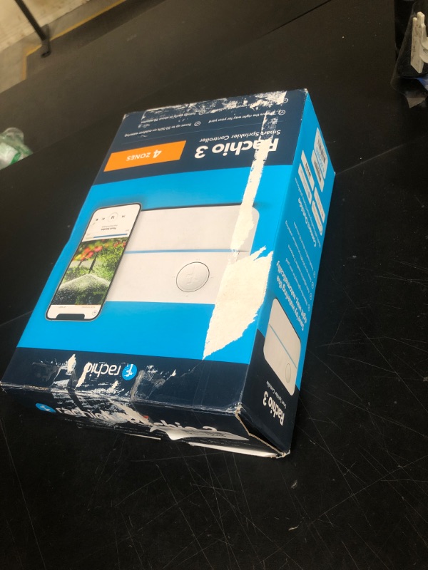 Photo 1 of Rachio 3rd Gen: Smart 4-Zone Sprinkler Controller, App Enabled Automated Water Scheduling, Alexa Compatible, DIY Simple & Fast Install