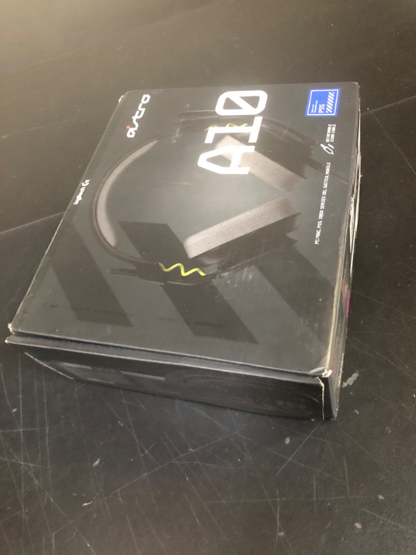 Photo 1 of Logitech G Astro A10 Gen 2 Cross-Platform Wired Gaming Headset for PlayStation 5/4, Xbox S|X, Nintendo Switch, PC: 3.5mm Headphone Jack, 32mm Drivers, Flip-to-Mute Mic, Over-Ear - Black/PS Edition