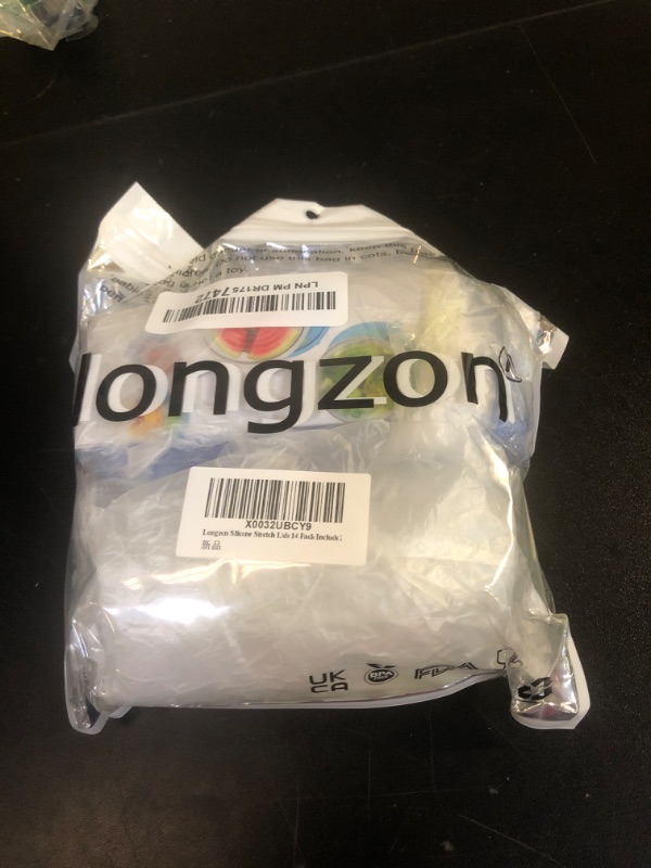 Photo 1 of Longzon Silicone Stretch Lids 14 Pack Include 2Pcs Size up to 9.8'' Diameter,Reusable Durable Food Storage Covers for Bowl,7 Different Sizes to Meet 2.6"-9.8''Dia Containers,Dishwasher & Freezer Safe