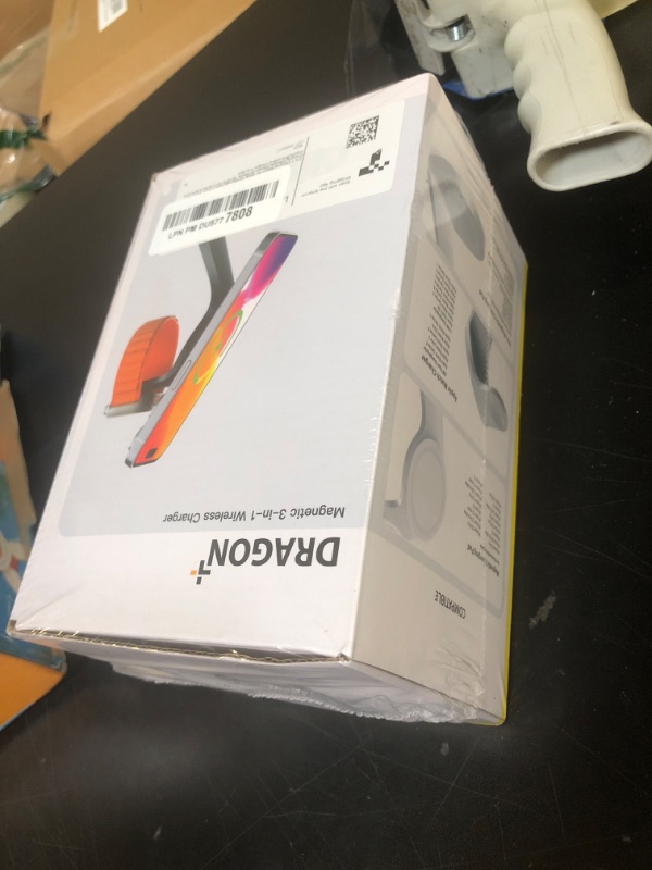 Photo 1 of 3 in 1 Charging Station for Apple Devices,Mag-Safe Charger Stand Fast Charging,Wireless Charger for iPhone 16/15/14/13/12 Series,& AirPods,& iWatch(USB-C Charger Included)