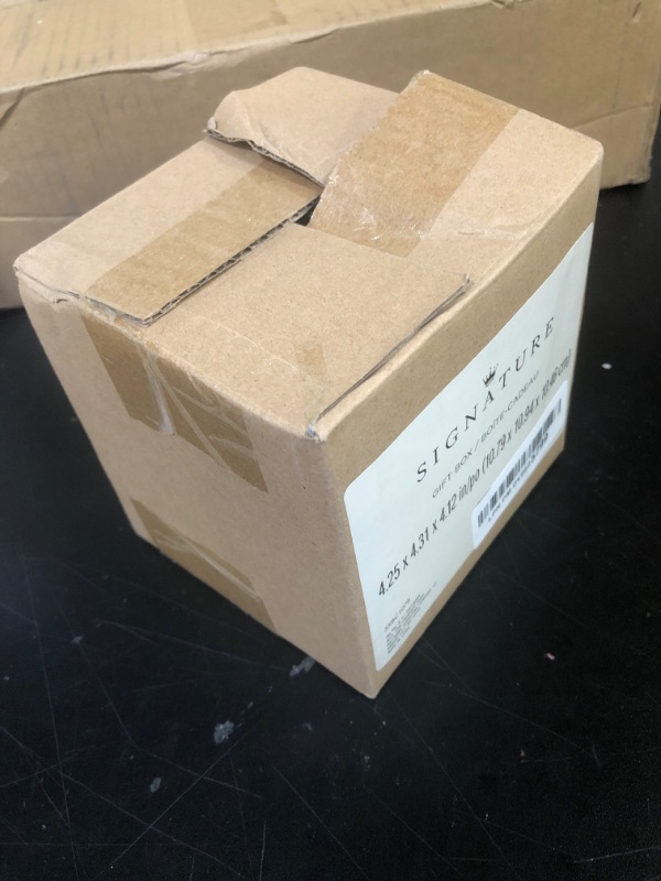 Photo 1 of Hallmark Small Gift Box with Bow and Shredded Paper Fill (Gold Signature 4 inch Gift Box with Glitter) for Weddings, Graduations, Bridal Showers, Anniversaries, All Occasion