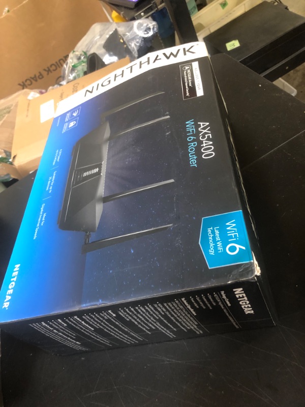 Photo 1 of NETGEAR Nighthawk 6-Stream AX5400 WiFi 6 Router (RAX50) - AX5400 Dual Band Wireless Speed (Up to 5.4 Gbps) | 2,500 sq. ft. Coverage