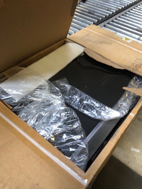Photo 1 of Zisgner Walking Pad, Under Desk Treadmill, Walking Pad with Handle Bar, Portable Foldable Treadmill for Home/Office, 2 Functions 4 Modes, Installation-Free Low Noise, Remote Control and LED Display