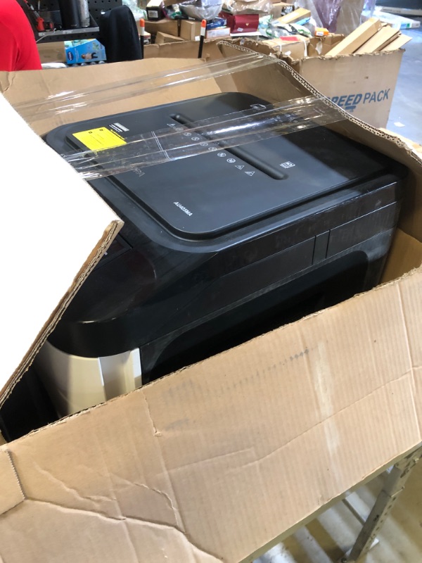 Photo 1 of Aurora Commercial Grade 400-Sheet Auto Feed High-Security Micro-Cut Paper Shredder/ 240 Minutes/Security Level P-5