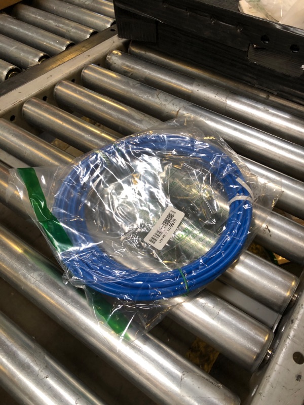 Photo 1 of Biaungdo 1/4" OD Pneumatic Tubing Pipe, Blue PU Air Brake Hose Line for Air Compressor Fitting, Water Fluid Transfer (10 Meter/32.8ft)