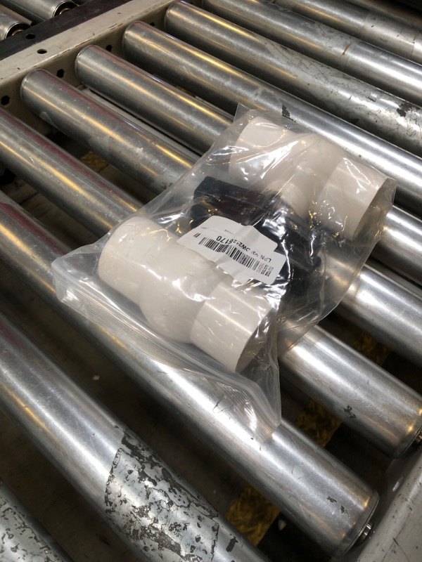 Photo 1 of Boltigen 2Pack 1-1/2 inch Slip PVC Ball Valves, 1.5'' SCH40 PVC Water Shut Off Valve with Double Socket Full Flow Port, ''T'' Handle Plastic Control Valve, for Pool, Irrigation, Sewage Water Pipe