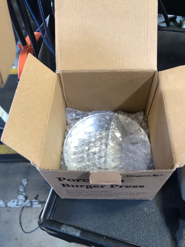 Photo 1 of porcelian burger press 