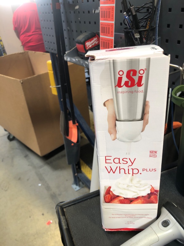 Photo 1 of iSi Easy Whip PLUS Stainless Steel 1 Pint Cream Whipper