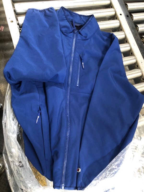 Photo 1 of Champion Men's Lightweight Active Soft Shell Jacket with Stand Collar, Blue