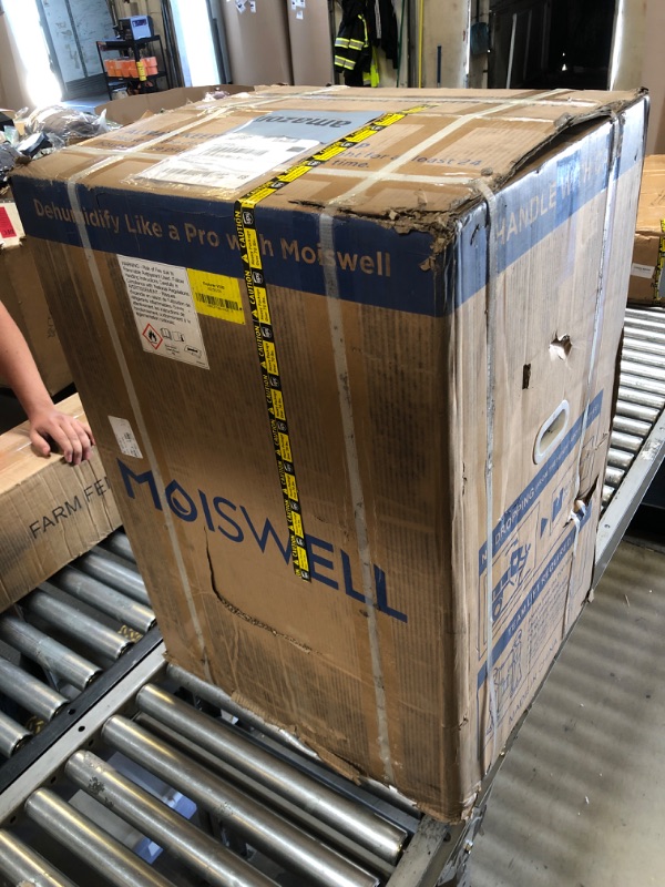 Photo 1 of Factory Sealed- Moiswell 305 Pint Commercial Dehumidifier for Industrial Sites, Commercial-Grade Dehumidifiers with Drain Hose for Large Spaces Basements, Warehouse, Flood Water Damage Restoration, 5-Year Warranty