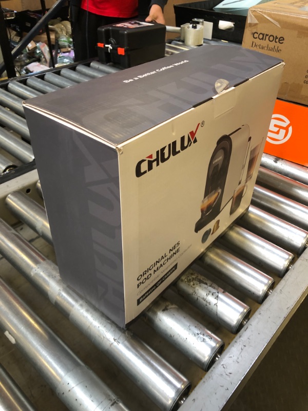 Photo 1 of CHULUX Bafè-Pro Espresso Machine, Mini Espresso Machine for Nespresso Original Capsules, Single Serve Coffee Machine for Home Espresso & Lungo Maker, Italian ODE 20 Bar Pump, Black