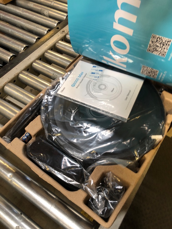 Photo 1 of Tikom Robot Vacuum and Mop Combo, 5000Pa Robotic Vacuum Cleaner, 150 Min Max, App & Remote Control, Idear for Hard Floor, Carpet, Pet Hair, Self-Charge(G8000 Max)