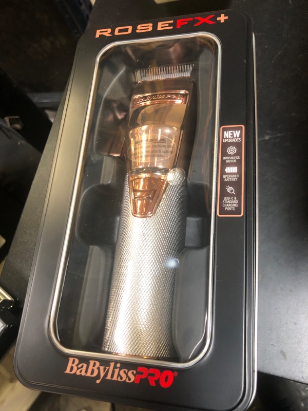 Photo 1 of BaBylissPRO ROSEGOLDFX+ All Metal Lithium Clipper