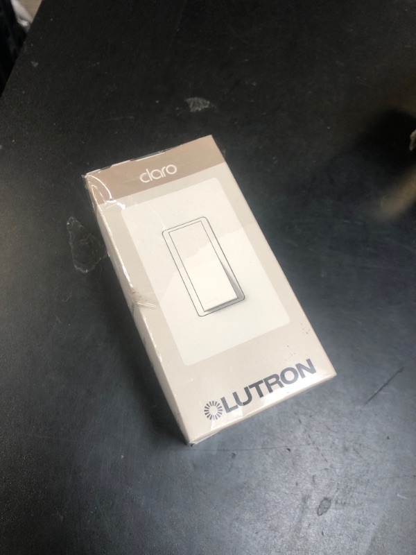Photo 1 of Lutron Claro On/Off Switch, 15-Amp/3-Way, CA-3PS-LA, Light Almond