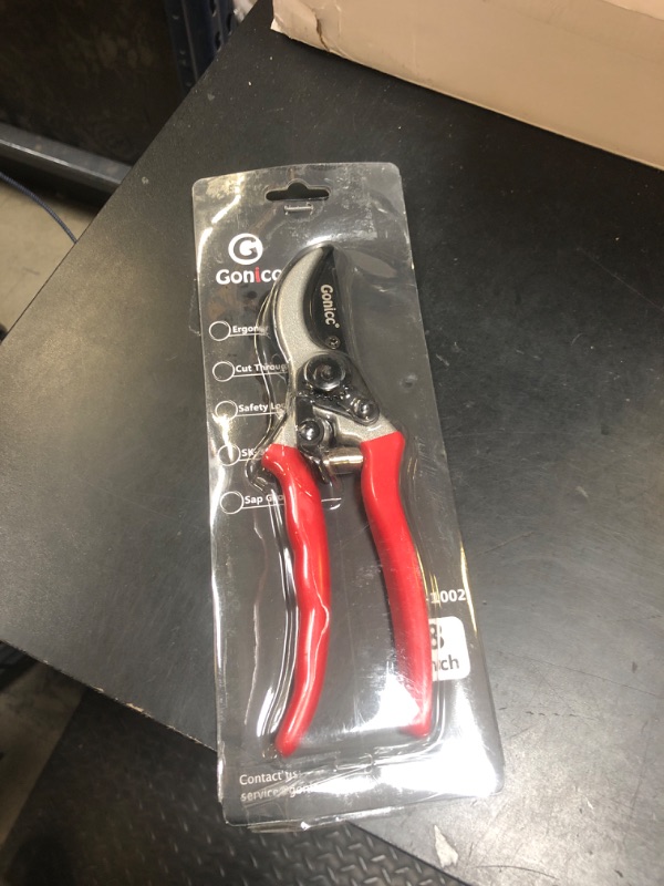 Photo 1 of gonicc 8" Professional Sharp Bypass Pruning Shears (GPPS-1002), Tree Trimmers Secateurs,Hand Pruner, Garden Shears,Clippers For The Garden, Bonsai Scissors, Loppers