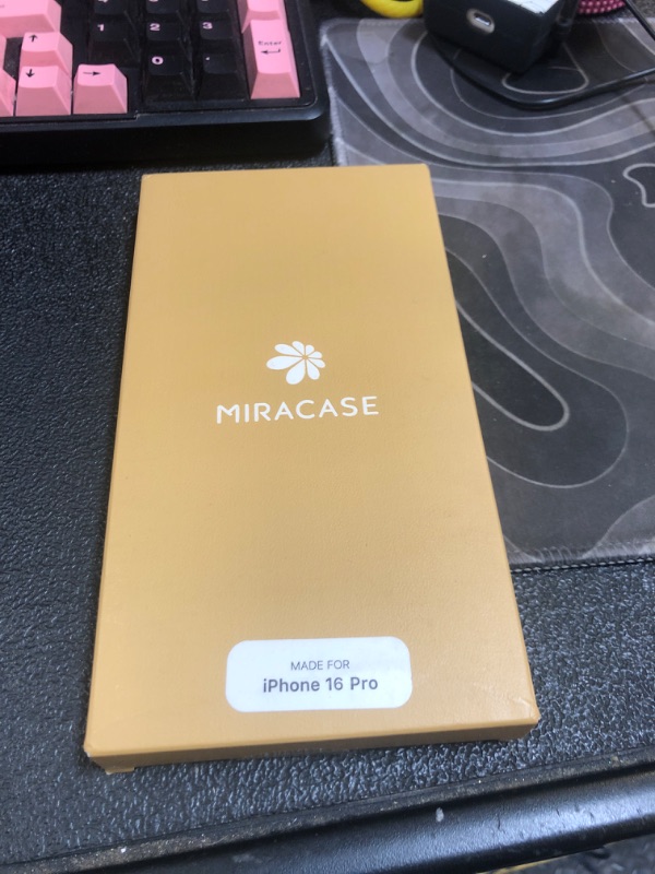 Photo 1 of Miracase Magnetic for iPhone 16 Pro Case Full-Body Phone with Built-in Glass Screen Protector, [Compatible with MagSafe] Military Drop Proof 16 Pro Cover Bumper 6.3 inch, Clear Glitter