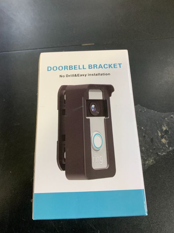 Photo 1 of Anti-Theft Video Doorbell Angle Mount, 45 to 135 Degree Adjustable Ring Camera Holder Doorbell Door Mount for Apartment, Compatible with Ring/Blink Video Doorbell 4 3 Plus 2 1 Pro 2