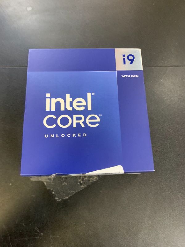 Photo 1 of Intel® Core™ i9-14900K Desktop Processor 24 cores (8 P-cores + 16 E-cores) up to 6.0 GHz