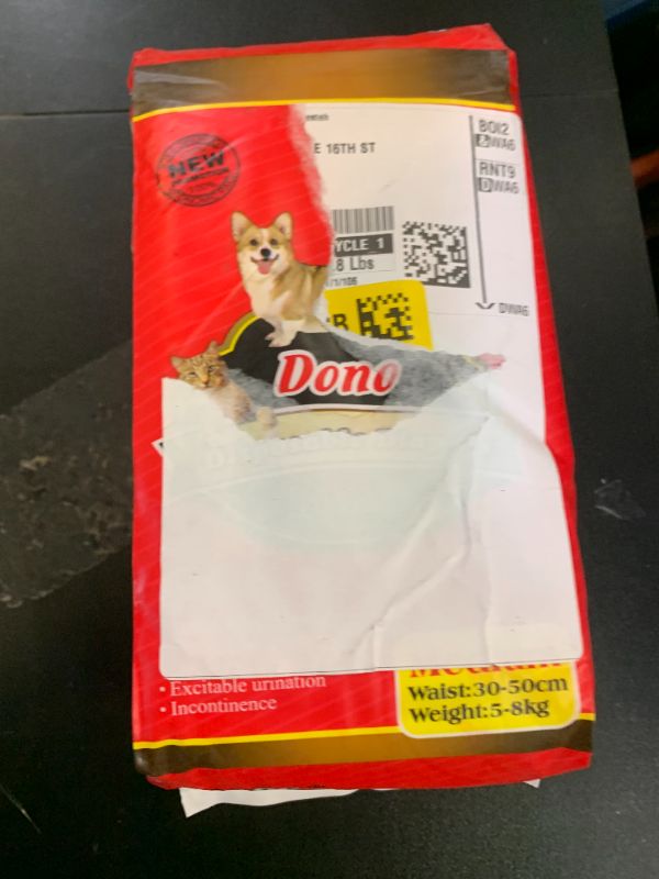 Photo 1 of Dono Disposable Pet Diapers for Female Dogs Super Absorbent and Soft Heating and Pee Liners M, Including 14 Puppy Diapers for Dogs and Cats