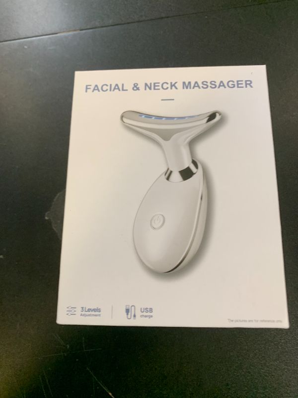 Photo 1 of Facial Massager Red-Light-Therapy-for-Face and Neck, Face ? culpting Wand with 7 Color, Face Tool for Skin Care (Purple)