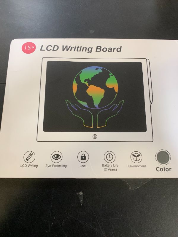 Photo 1 of EooCoo Toys for Ages 4-8, Drawing Board, 15 Inch LCD Writing Tablet, Electronic Drawing Tablet, Boy Birthday Gift, Kids Toys, Drawing Pad Learning Games, Kids Travel Essential