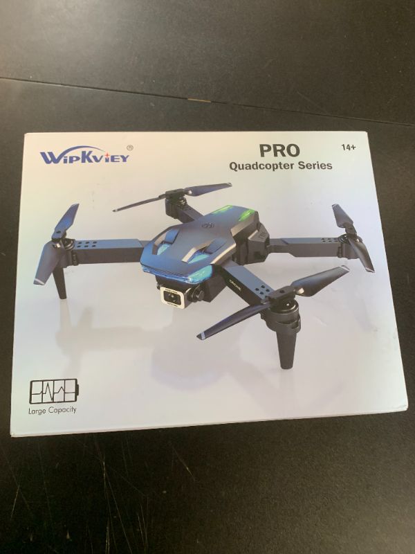 Photo 1 of Drone with Camera Wipkviey T28 - Mini Drone 90° Adjustment RC quadcopter 1080P HD, Fpv Foldable Drones for Adults, Drones for kids, Gesture Selfy, Headless Mode, 3D Flip, drone for Beginners