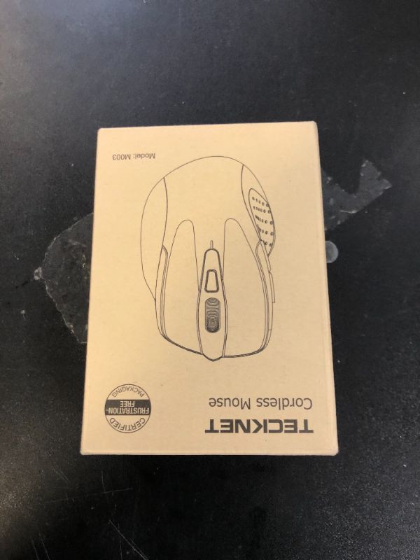 Photo 1 of TECKNET Wireless Mouse, 2.4G Ergonomic Optical Mouse, Computer Mouse for Laptop, PC, Computer, Chromebook, Notebook, 6 Buttons, 24 Months Battery Life, 2600 DPI, 5 Adjustment Levels, for Small Hand