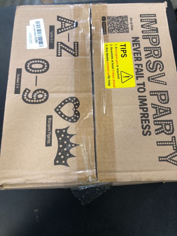 Photo 1 of Imprsv Marquee Numbers 3 Feet Tall: Large 15th Birthday Decorations 3FT Light Up Numbers White Anniversary Party Decor Big Backdrop Foam Cardboard Number 15