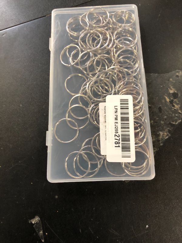 Photo 1 of 100PCS Key Rings Bulk, Split Key Rings, Keychain Rings and Crafts 1 inch (25mm)