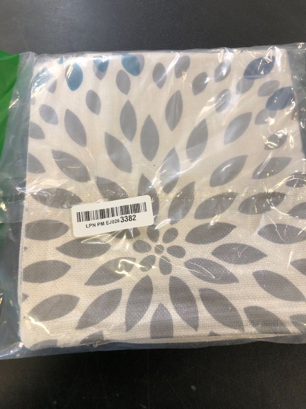 Photo 1 of Blue Decorative Throw Pillow Covers 18x18 Set of 4, Blue and Grey Modern Daisy Floral Pillows Linen Pillow Covers for Couch Sofa Living Room
