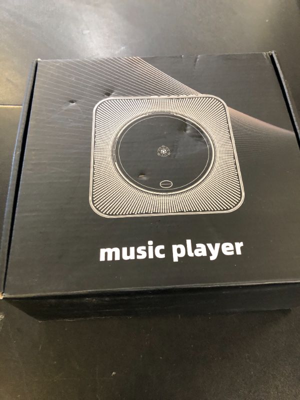 Photo 1 of Gueray CD Player Portable Bluetooth Desktop CD Player for Home with Timer Built-in HiFi Speakers with LCD Screen Display Boombox FM Radio USB Type-c