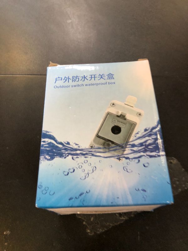 Photo 1 of Emergency Stop Button with Box e-Stop Box Emergency Stop Switch with Estop Button with Plastic Box e-Stop Button Box Emergency Stop Push Button Switch Push Button Station Box