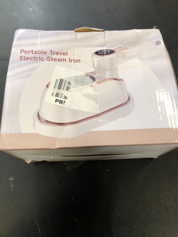 Photo 1 of Portable Travel Steamer, 1200W Handheld Fabric Steamer for Clothes, 4 Modes with LCD Display, Powerful Wrinkle Remover for Home & Travel, 150ml Water Tank, 10S Fast Heat-Up, 180° Swivel Handle, White