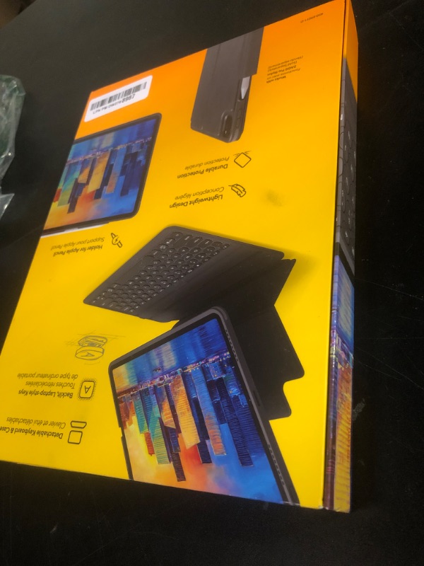 Photo 1 of ZAGG Pro Keys Detachable Case and Wireless Keyboard for Apple iPad Air 11" (M3)/ Pro 11" (Gen 1,2,3,4) and iPad Air (Gen 4,5,& M2), Bluetooth Pairing, Apple Pencil Holder, 6.6ft Drop Protection